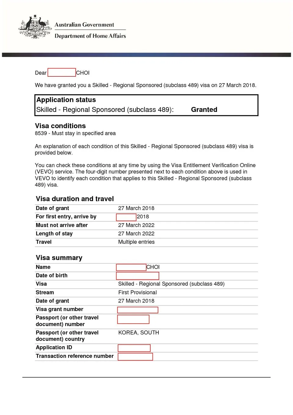 Visa Grant_489