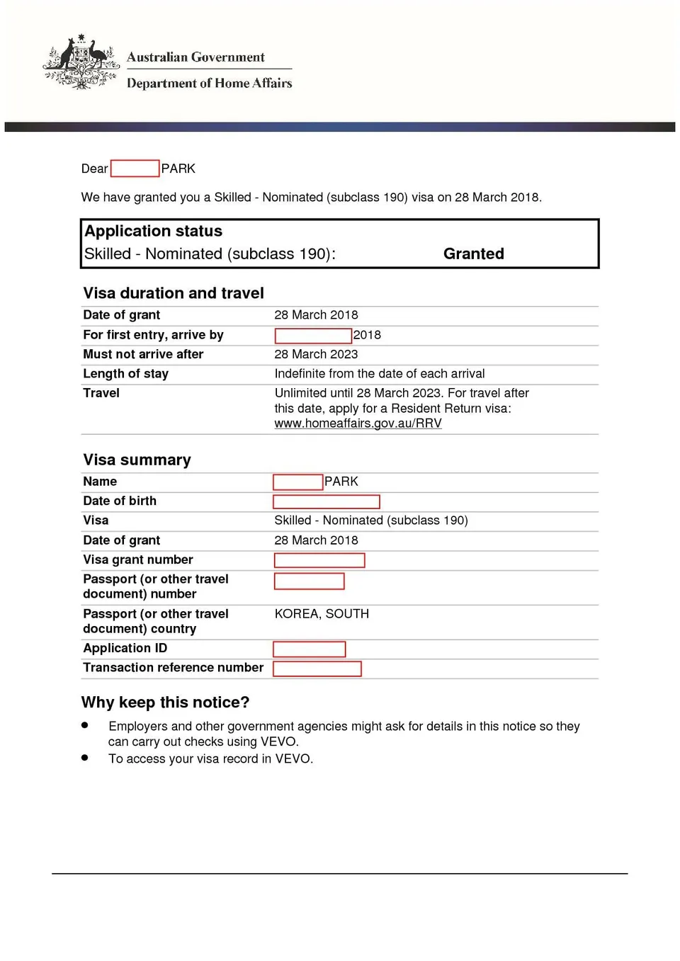 Visa grant_190