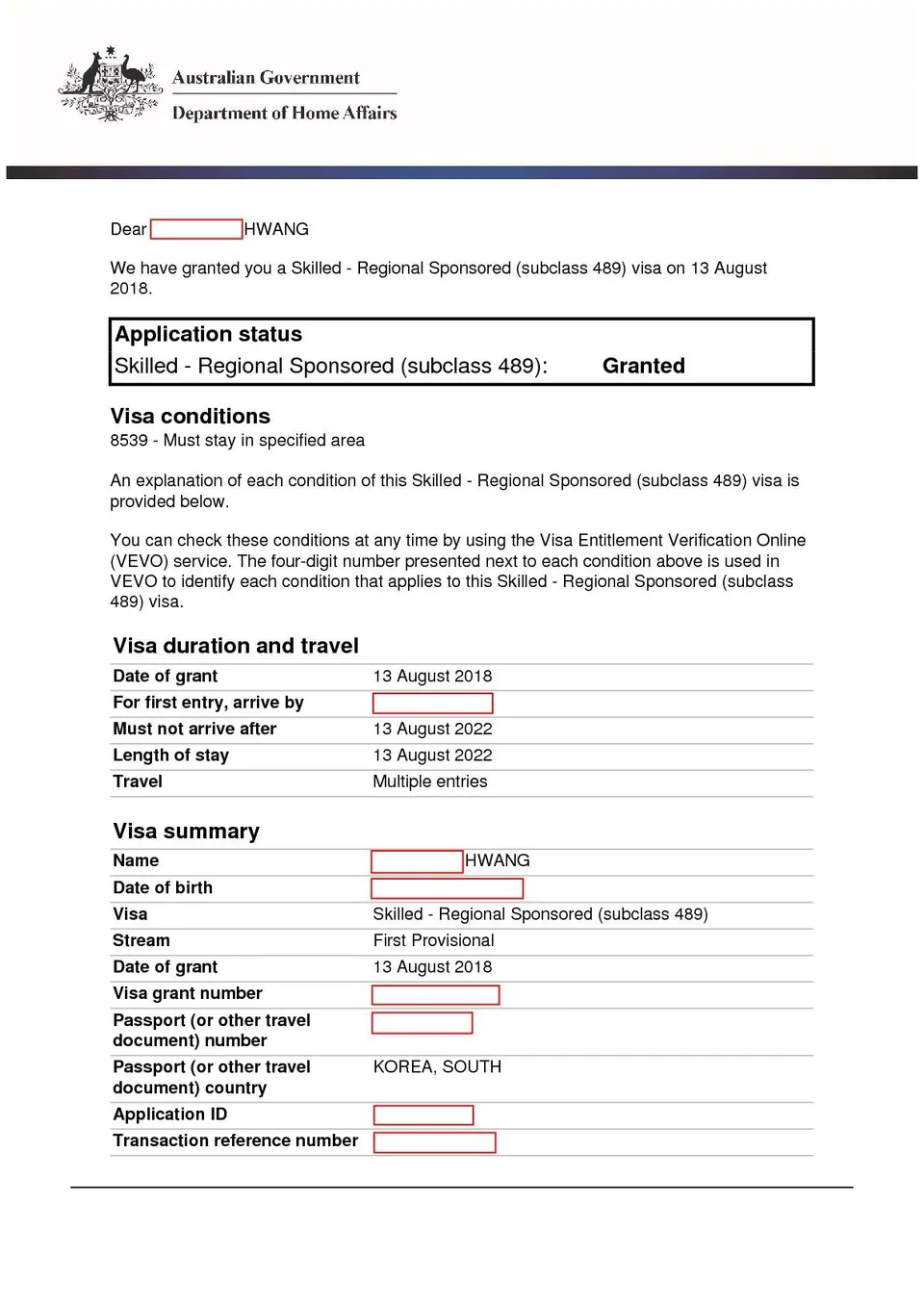 Grant letter_489_visa