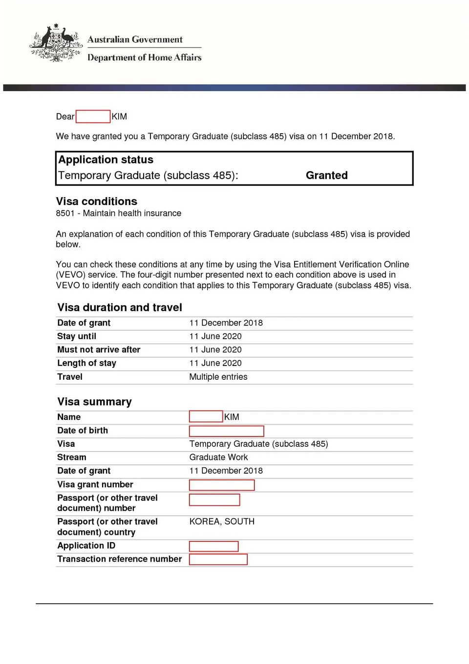 Grant letter_485