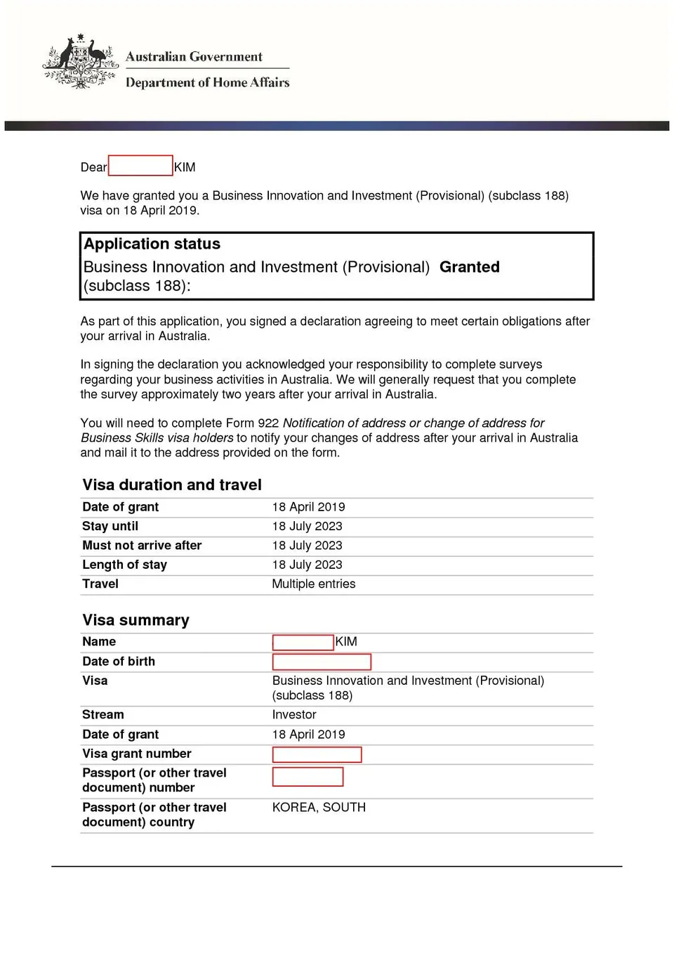 Grant letter_188