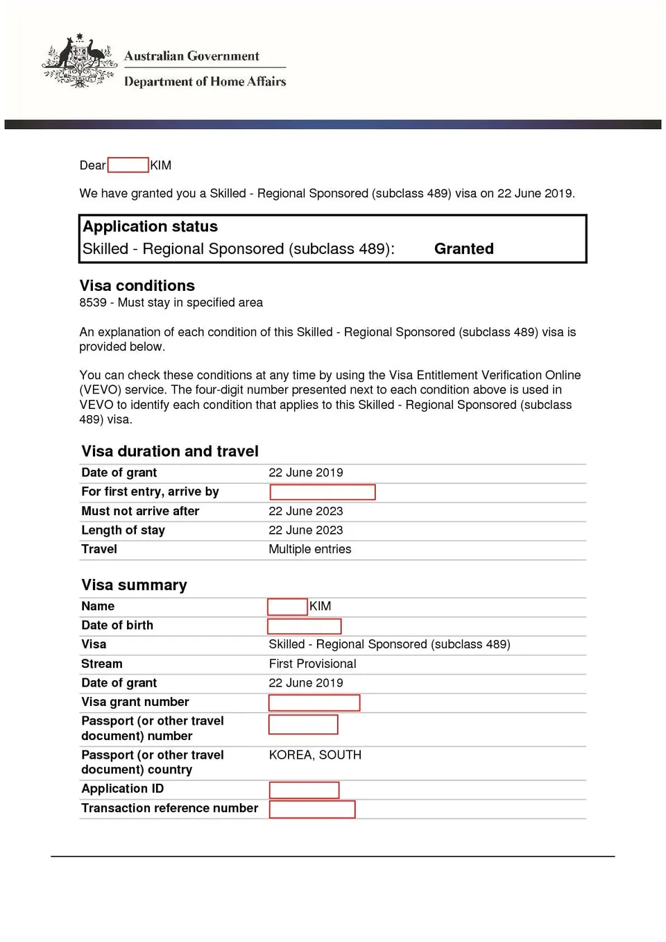 Grant letter_489_2019